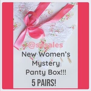 New Women’s Mystery Panty Box - 5 Pairs!!!